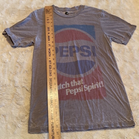 Pepsi Sz S/P Grey Tee Catch That Pepsi Spirit - Picture 5 of 5